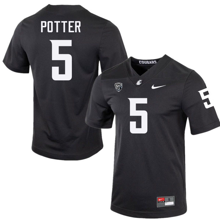 Jaxon Potter WSU Cougars Jersey.Washington State Cougars #5 Jaxon Potter Jersey Youth-Alternate